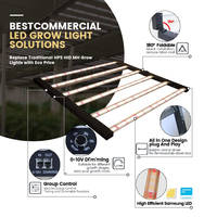 720 watts hydroponique Commercial 5X5 pieds Samsung barre lumineuse rouge lointain Dimmable 720 W Led plantes élèvent des lumières spectre complet Led