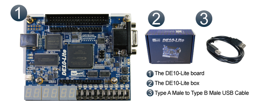 DE10-Lite FPGA Development Board for Electronic Projects