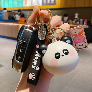 Lilangda colgante de descompresión de rebote lento llavero de Panda descompresión bolsa de resorte suave colgante regalo al por mayor llavero de Panda - Product Image 3