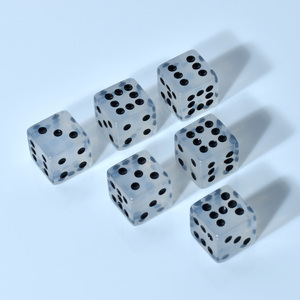 OEM <strong>Custom</strong> Printed Plastic Crystal D6 <strong>Dice</strong> 14mm <strong>Custom</strong> Color Crystal <strong>Dice</strong> - Product Image 1