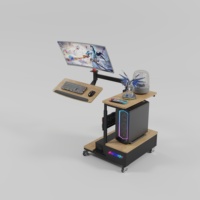 Vente en gros de table de jeu de bureau épaisse à cadre en acier personnalisé de haute qualité travail à domicile bureau électronique à hauteur réglable