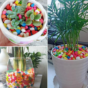 天然虹クォーツ小石、装飾用の癒しのタンブルクリスタル、瞑想、チャクラ、アクアスケープ - Product Image 5