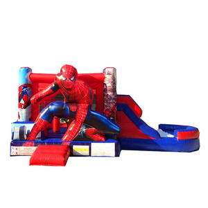Personalizada al aire libre Super héroe Casa <span class=keywords><strong>de</strong></span> rebote/inflable <span class=keywords><strong>CASTILLO</strong></span> <span class=keywords><strong>DE</strong></span> SALTO para <span class=keywords><strong>los</strong></span> niños - Product Image 1