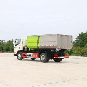 รถบรรทุกติดเครนไฮดรอลิก Dayun 4x2 คุณภาพสูง สำหรับขนย้ายตู้คอนเทนเนอร์แบบ Roll-On Roll-Off - Product Image 5