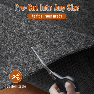 Modern Felt Rug Gripper <b>Cushion</b> Non-Slip Mat Protects Hard Floors Non-Adhesive Area Carpet <b>Padding</b> Underlay - Product Image 2