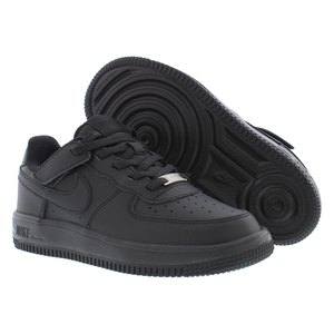 Nike รองเท้ากีฬาสำหรับเด็กผู้หญิง, รองเท้าผ้าใบลำลองสีดำ/ สีดำ/ สีดำ/100% - Product Image 4
