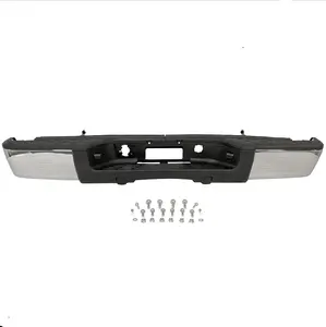 Parachoques trasero cromado para Chevy Silverado para camión GMC Sierra 1500 2007-2013