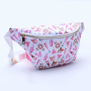Custom Printing Magical Snacks Jumbo Bum Bag Belt Sport Womens Girls Cartoon Happy Place <b>Large</b> Capacity Fanny Zipper Portable - Product Image 2