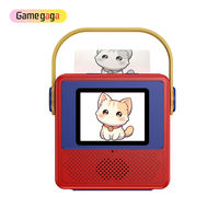 Gamegaga A01 Mini AI Printer Stiker Portabel Tanpa Tinta Instan Printer Thermal Obrolan Suara untuk Anak-anak Mainan Edukatif Kreatif Hadiah