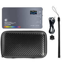 Hot RGB-T12PRO 360 Équipement de caméra vidéo à lumière LED Panneau photo RGB rechargeable pour la prise de vue TikTok en métal durable