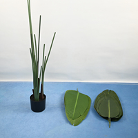 Plante Artificielle 180 cm, 2 Sections Détachables, 10 Feuilles, Palmier des Voyageurs avec Feuilles en Soie pour la Décoration de la Maison, du Bureau, du Hall et de l'Hôtel