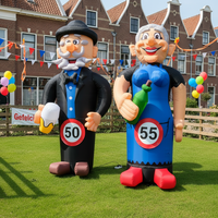 BOYAN Ballon Géant OUWE TAART Hollande Gonflable Imperméable 10-12 pieds Poupée Sarah pour Décoration de Fête d'Anniversaire aux Pays-Bas