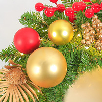 Guirnalda Navideña para Puerta, Guirnalda de Vid para Árbol de Navidad, 30cm 40cm 50cm 60cm, Fácil de Colgar, para Decoración de Ventanas de Centros Comerciales y Hogares