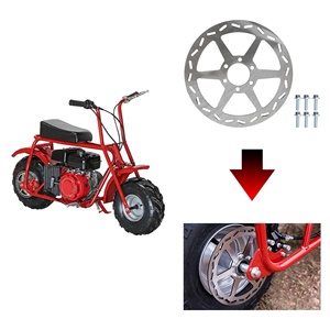 适用于巴哈涂鸦Bug DB30 Motovox MBX10 MBX11 <span class=keywords><strong>97cc</strong></span> CT100U CC100X迷你自行车卡丁车零件的HIAORS后制动盘转子 - Product Image 5