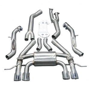 2.99-3.5" Mid Catback Valvetronic M3 Exhaust Pipes for BMW M4 M3 G80 G82 S58B30A 3.0T 2021-2024 with Rear Exhaust Muffler Tips - Product Image 2