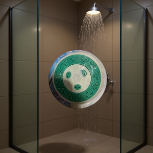 Round Colored Plastic Shower Head Alcachofa De Ducha 01134 - Product Image 2