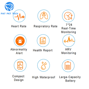 Dispositif <span class=keywords><strong>de</strong></span> surveillance <span class=keywords><strong>de</strong></span> la santé des animaux <span class=keywords><strong>de</strong></span> compagnie PAT PET, surveillance en temps réel <span class=keywords><strong>de</strong></span> la courbe BCG, surveillance <span class=keywords><strong>de</strong></span> la fréquence <span class=keywords><strong>cardiaque</strong></span>, moniteur <span class=keywords><strong>de</strong></span> santé intelligent pour animaux <span class=keywords><strong>de</strong></span> compagnie - Product Image 2