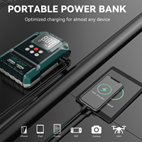 Démarreur de voiture haute puissance 1500A/3000A avec compresseur d'air 150 PSI et charge rapide 18W