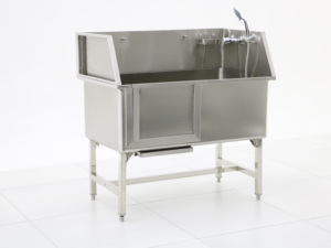 Baignoire <span class=keywords><strong>de</strong></span> toilettage professionnelle en acier inoxydable à <span class=keywords><strong>prix</strong></span> abordable avec rampe, échelle et douche pour station <span class=keywords><strong>de</strong></span> toilettage canin, évier <span class=keywords><strong>de</strong></span> lavage pour animaux - Product Image 2