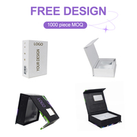 Personnaliser des cartouches jetables Packman vides en céramique de 1g 2g, stylo à cartouche de 1ml 2ml, boîte d'emballage en carton CR