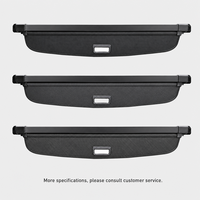 Cache-bagages rétractable de luxe pour coffre BYD Sealion 7/6 – Pare-soleil arrière, étagère de rangement, protection de la vie privée – Installation sans outil ni perçage