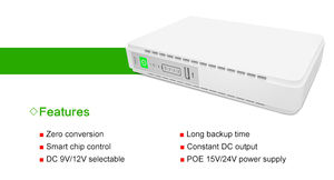 SKE DC UPS Mini USB 5V Onput 9V 12V 15V 24V POE USB Uninterruptible Alimentations (UPS) - Product Image 4