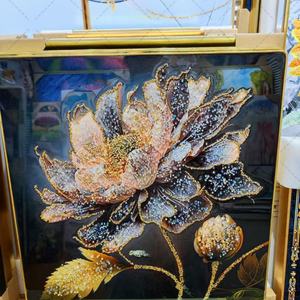 Décoration de porche abstraite moderne, impression HD de plumes, peinture sur porcelaine cristalline, art mural nordique, tableau pour salon, décoration intérieure - Product Image 4