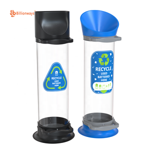 Tùy chỉnh 10L nhựa tái chế <span class=keywords><strong>bin</strong></span> trong suốt chai hình tái chế <span class=keywords><strong>bin</strong></span> cho pin - Product Image 3