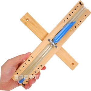 Wooden Rotating Hourglass <b>Timer</b> 15 Min Sauna Wall Mounted <b>Timer</b> - Product Image 1