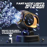 Machine à bulles rotative abordable, souffleur de bulles électronique portable avec lumières LED pour mariages et fêtes à la piscine