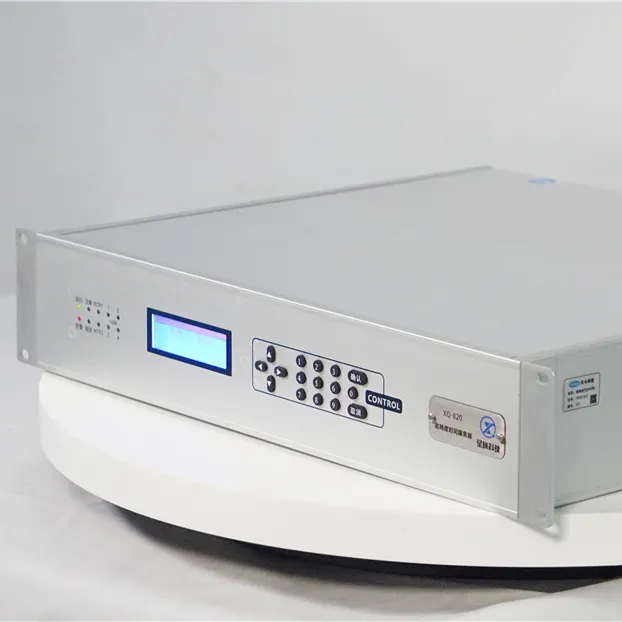 Yüksek hassasiyetli zaman senkronizasyonu Sever GrandMaster saat XQ-810 PTP senkronizasyon sunucusu