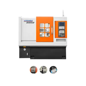 Steady Rest Single Spindle Benchtop Automatic CKX6436T Numerically Controlled Lathe Machine With Changer