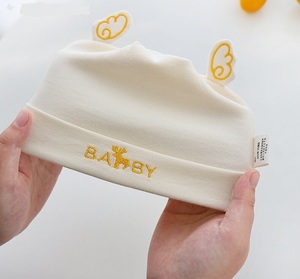 Gorro para bebé recién nacido, gorro fino de algodón puro para bebés de 0 a 3 meses, protección de cabeza suave sin costuras para niños y niñas recién nacidos - Product Image 4