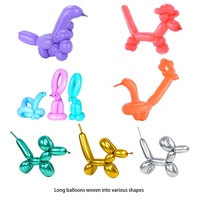 Offre Spéciale Promotion fête gonflable bricolage enfant jouet 260 arc-en-ciel Latex naturel modélisation Long ballon pour enfant fabriqué en chine