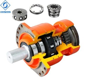 มอเตอร์ไฮดรอลิกแบบลูกสูบเรเดียลความเร็วต่ำ HELMTOWER Poclain MS08/MSE08/MSE08-2-12A-R08-1220-58EFJM สำหรับเพลาล้อ ขนาดพอร์ต 1 ช่อง - Product Image 5