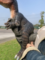 Marionnette de dinosaure personnalisée CET en matériau léger pour garderies, écoles, parcs de trampolines, attractions et spectacles