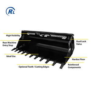 Qingdao Ruilan, аналоги, дизельный двигатель, мини-погрузчик, гусеничный погрузчик с бортом 4 в 1 - Product Image 5