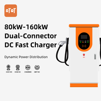 Nouvelle station de recharge rapide pour véhicules électriques DC 60 kW 120 kW 160 kW CCS1 CCS2 CHAdeMO GBT, station de recharge commerciale 380 V