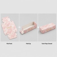 Boîte cadeau pliable en acrylique pour emballage cosmétique, impression personnalisée, rigide, robuste, de qualité supérieure, vente en gros, livraison directe d'usine