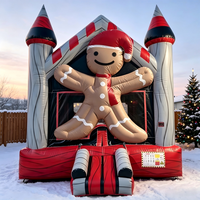 Château gonflable sur le thème des fêtes, série Noël, Halloween, Pâques, Thanksgiving, pour les événements d'enfants
