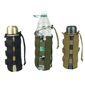 Bolsa táctica para botella de agua Molle, porta hervidor con bolsa de sistema Molle, para deportes al aire libre, senderismo, tácticas, gimnasio, cordón - Product Image 3
