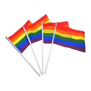 गतिविधियों कई डिजाइन शैलियों डिजिटल मुद्रण Lgbt इंद्रधनुष समलैंगिक गौरव हाथ झंडा