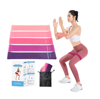 Bandas de Resistencia con Logotipo Personalizado, Banda Elástica Larga para Asistencia en Dominadas, para Calistenia, Yoga, Pilates, Gimnasio, Entrenamiento en Casa