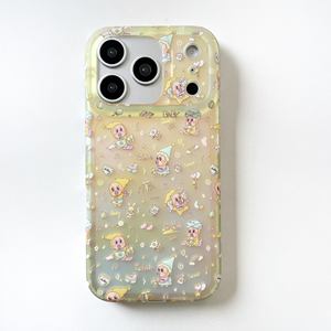 Nouvelle coque de télé<span class=keywords><strong>phone</strong></span> 2026 double face avec <span class=keywords><strong>film</strong></span> de protection, motif dessin animé étoile bébé IMD Caméléon Anime pour iPhone 17 Pro Max 16 Pro 15 – Coques arrière - Product Image 1