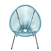 Chaises d'extérieur colorées personnalisées, 3 ensembles, chaises en rotin tressé pour balcon, ensemble de petite table à thé