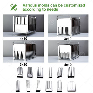 Lolly điện khuôn Maker quay tự động Stick Ice Cream 4 khuôn 12000 Popsicle làm cho máy 6 khuôn - Product Image 3