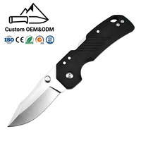 Mini couteau pliant de poche, lame en acier inoxydable 5Cr18MoC, manche en fibre de verre nylon, portable, camping, EDC, extérieur, OEM