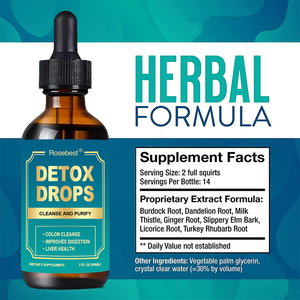 Rosebest Suplemen Formula Herbal Khusus Pembersih & Detoksifikasi Hati & Usus Cair untuk Menurunkan Berat Badan dan Meningkatkan Pencernaan - Product Image 6