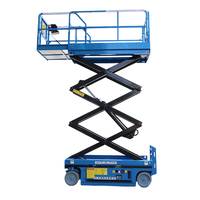 CHANGDING GTJZ06 8m Self-propelled Electric Portable Vertical Manlift 113KG Loading Capacity Scissor Lift High Manganese Steel