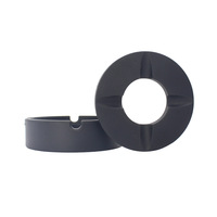 Cendrier à cigares Cendrier en silicone avec couvercle Logo OEM Intérieur incassable résistant aux brûlures Cendriers décoratifs pour cigares Cendrier à cigarettes